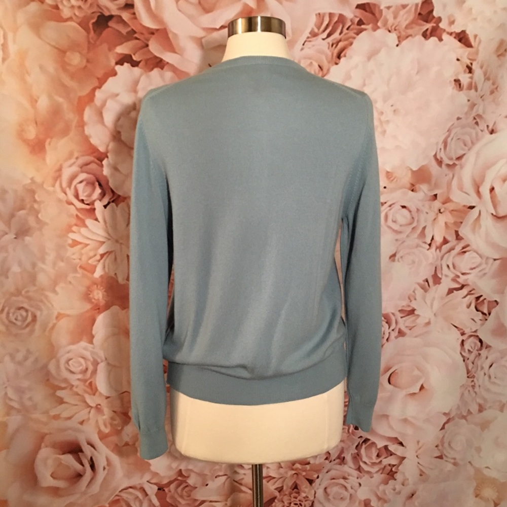 Neiman Marcus Cashmere Sweater, Blue, Vintage 🌸 - Picture 2 of 8
